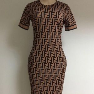 Fendi knee length dress
